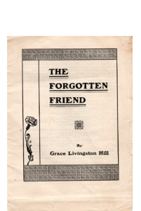 The Forgotten Friend Front Cover